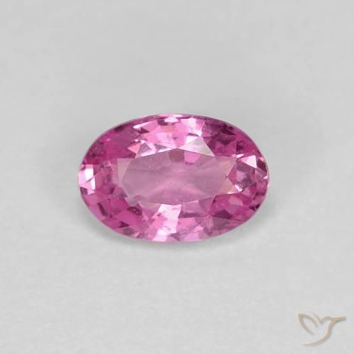 0.62ct 天然 红紫色 蓝宝石, 椭圆形, VS
