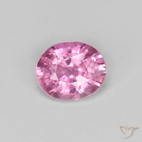 0.49ct 天然 非常浅的皇家紫粉色 蓝宝石, 椭圆形, VS