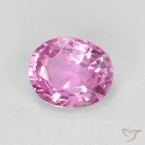 0.48ct 天然 皇家紫粉色 蓝宝石, 椭圆形, VVS