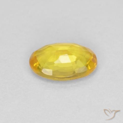 0.50克拉天然蓝宝石，椭圆形，VVS-VS