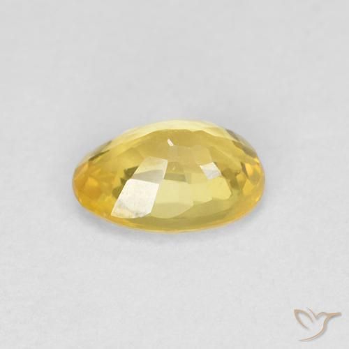 0.63克拉天然蓝宝石，椭圆形，VVS