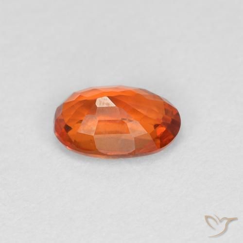 0.56克拉天然蓝宝石，椭圆形，VVS