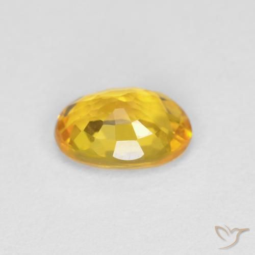 0.61克拉天然蓝宝石，椭圆形，VVS