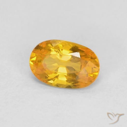 0.62克拉天然蓝宝石，椭圆形，VVS