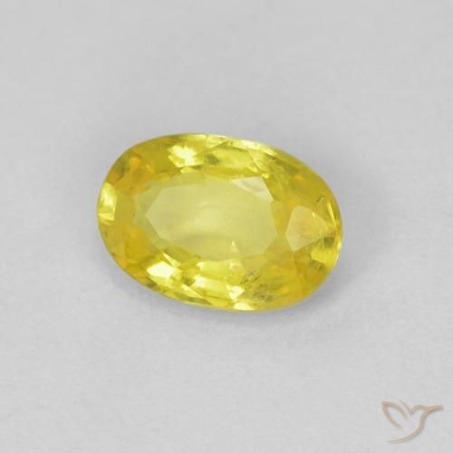 0.50克拉天然蓝宝石，椭圆形，VS