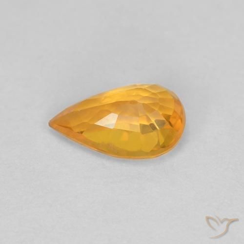 0.54克拉天然蓝宝石，梨形，VVS