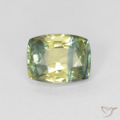 0.87ct 天然 彩色 蓝宝石, 软垫, VVS