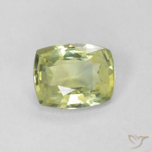 0.79ct 天然 浅森林绿 蓝宝石, 软垫, VVS