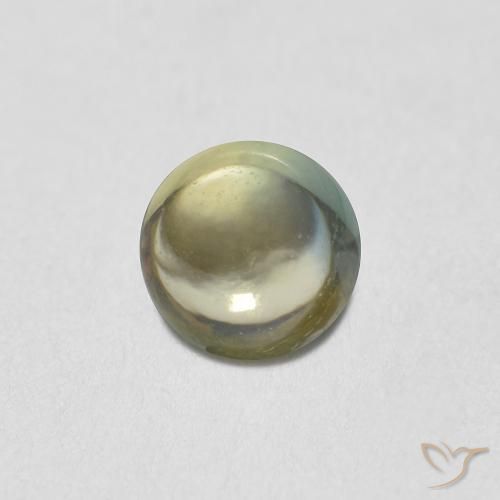 0.35ct 天然 彩色 蓝宝石, 圆形的, 透明