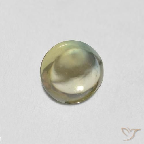 0.35克拉天然蓝宝石，圆形的，透明