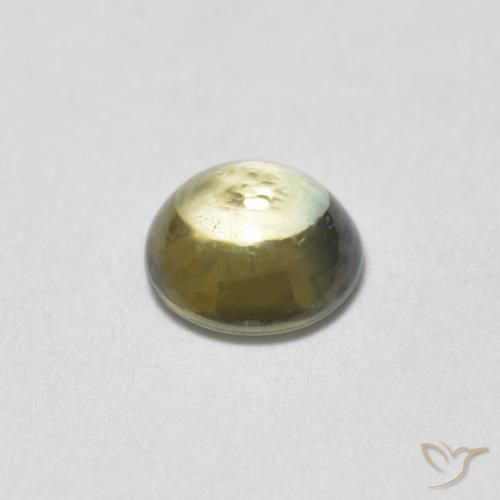 0.35克拉天然蓝宝石，圆形的，透明
