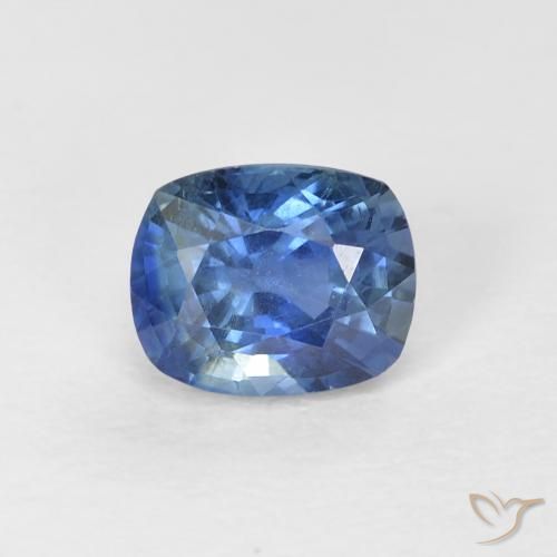 0.81ct 天然 蓝色 蓝宝石, 软垫, VVS-VS