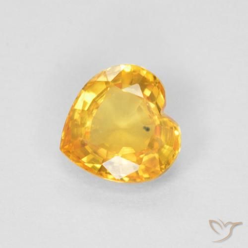 0.47ct 天然 中金 蓝宝石, 心形, VVS-VS