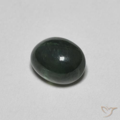 0.67克拉天然蓝宝石，椭圆形，半透明
