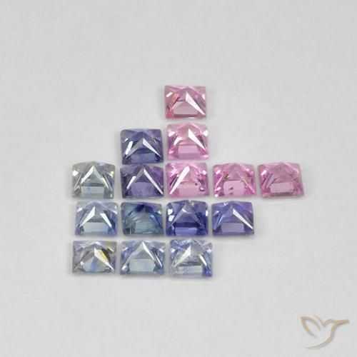 1.40克拉天然蓝宝石，正方形，VS