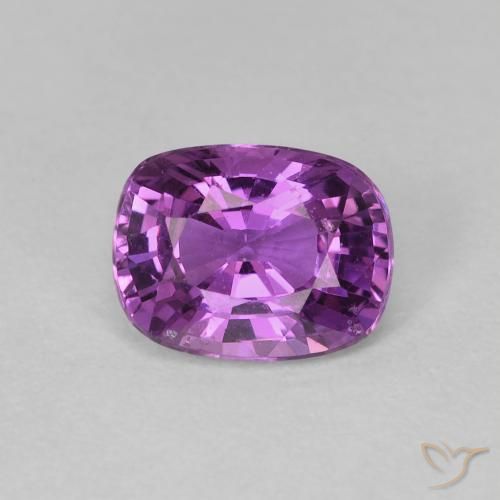1.25ct 天然 粉红葡萄 蓝宝石, 软垫, VVS-VS