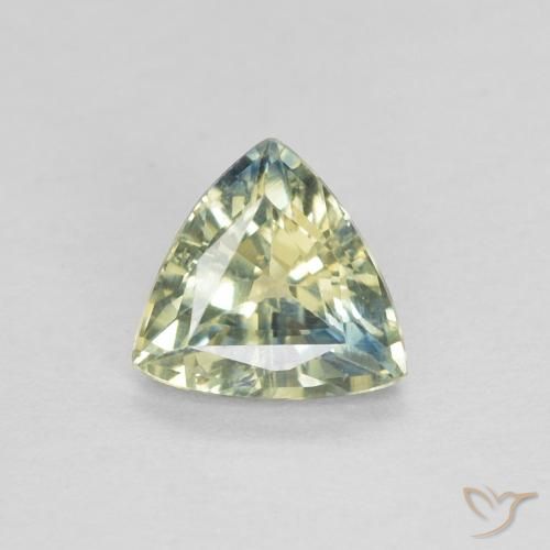 0.48ct 天然 彩色 蓝宝石, 胖三角形, VS