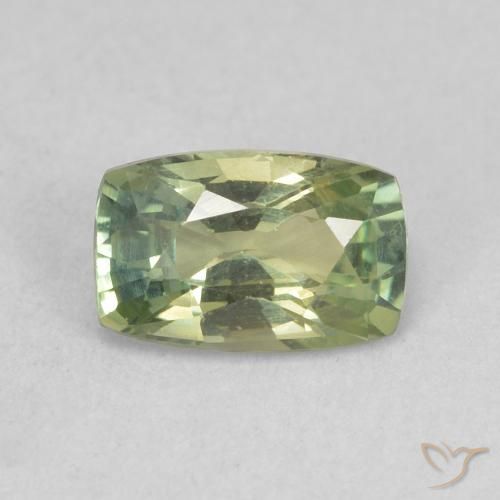 0.91ct 天然 浅绿色 蓝宝石, 软垫, VVS