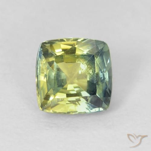 0.87ct 天然 彩色 蓝宝石, 软垫, VS