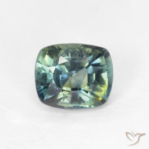 0.90ct 天然 彩色 蓝宝石, 软垫, VVS-VS
