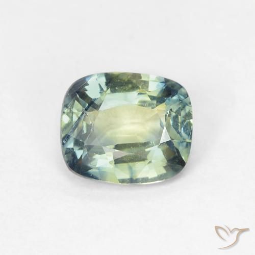 0.95ct 天然 彩色 蓝宝石, 软垫, VVS-VS