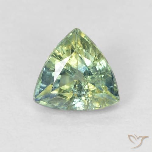 0.62ct 天然 彩色 蓝宝石, 胖三角形, VS
