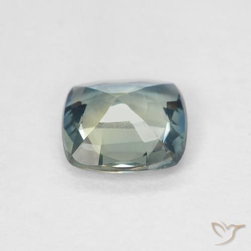 0.88克拉天然蓝宝石，软垫，VVS