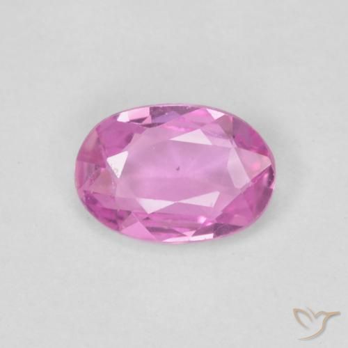 0.44ct 天然 深紫色 蓝宝石, 椭圆形, VVS