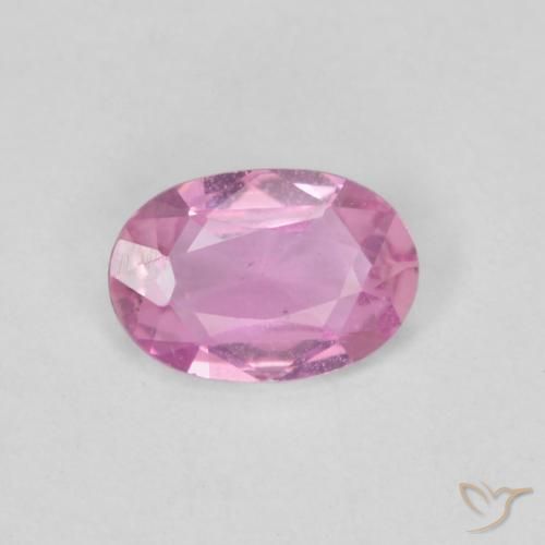 0.38ct 天然 紫粉红 蓝宝石, 椭圆形, VVS-VS