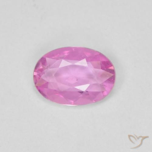 0.37ct 天然 深紫色 蓝宝石, 椭圆形, VVS-VS