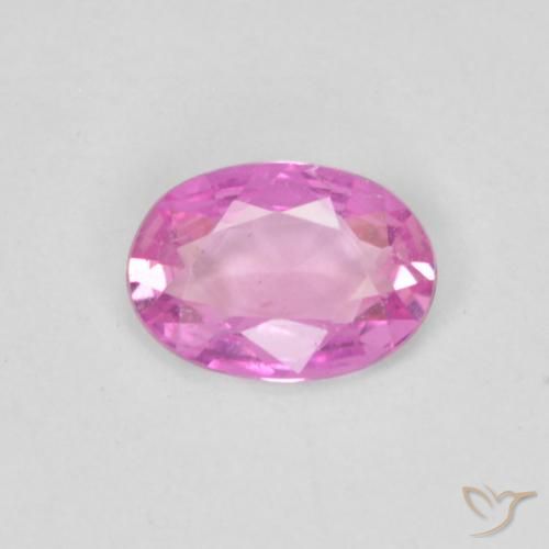 0.39ct 天然 紫粉红 蓝宝石, 椭圆形, VVS-VS