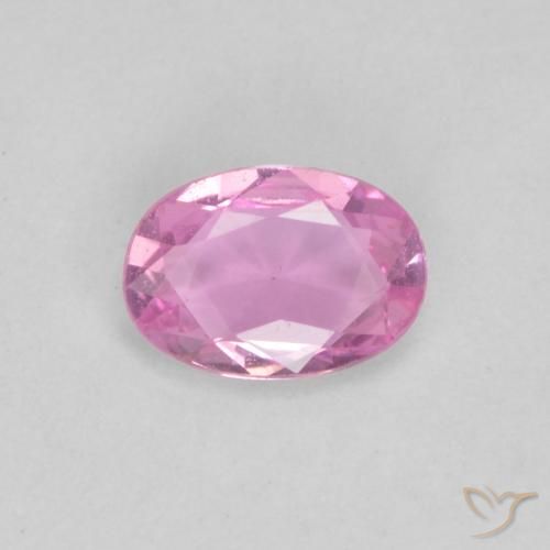 0.46ct 天然 中粉红色 蓝宝石, 椭圆形, VVS