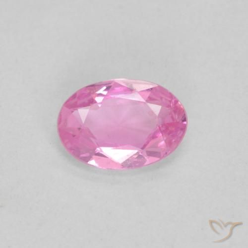 0.38ct 天然 皇家紫粉色 蓝宝石, 椭圆形, VVS