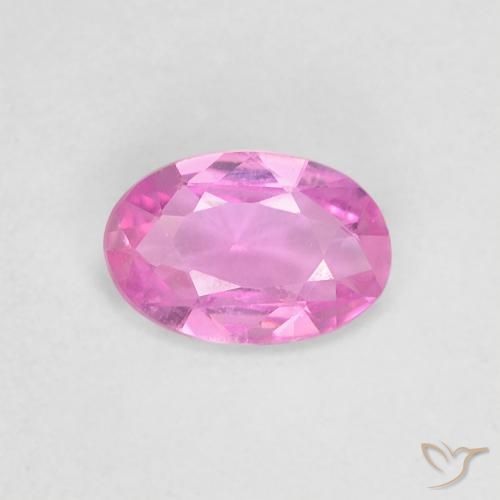 0.45ct 天然 深紫色 蓝宝石, 椭圆形, VVS