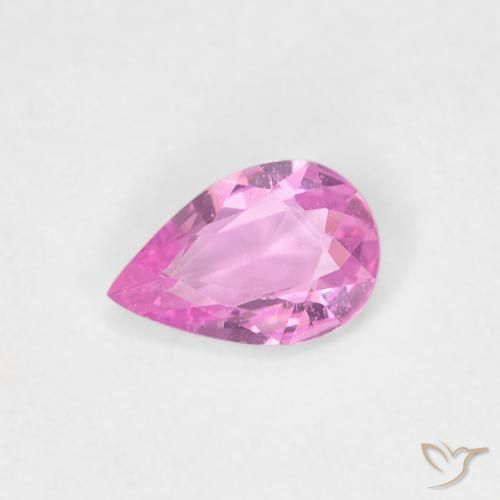 0.35ct 天然 深紫色 蓝宝石, 梨形, VVS