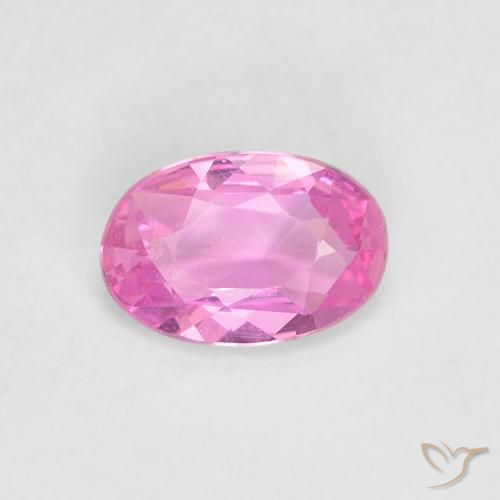 0.44ct 天然 紫粉红 蓝宝石, 椭圆形, VVS