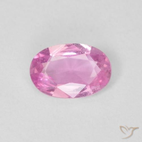 0.38ct 天然 粉紅色 蓝宝石, 椭圆形, VS
