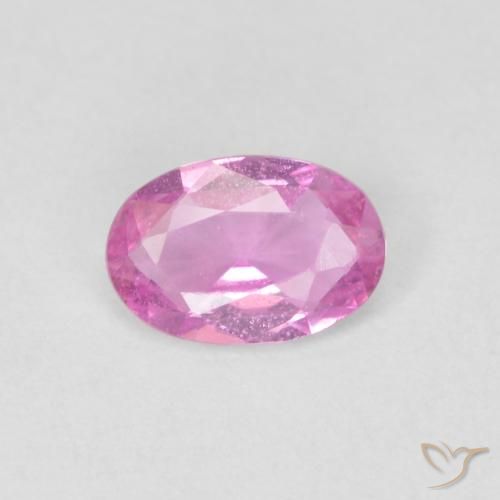 0.41ct 天然 淡皇家紫粉色 蓝宝石, 椭圆形, VS