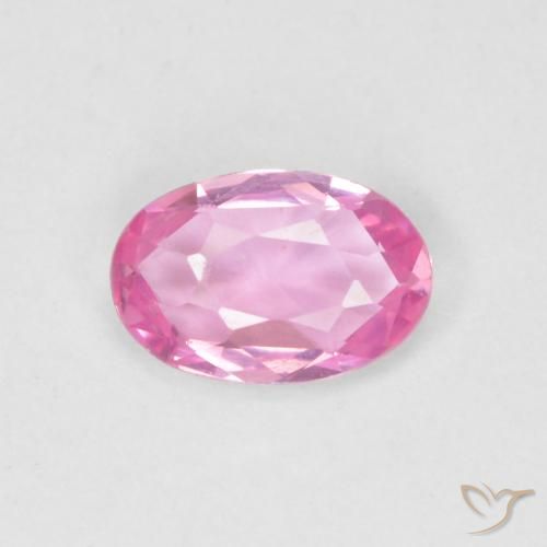 0.47ct 天然 艳粉色 蓝宝石, 椭圆形, VVS