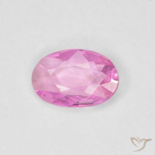 0.36ct 天然 皇家紫粉色 蓝宝石, 椭圆形, VVS