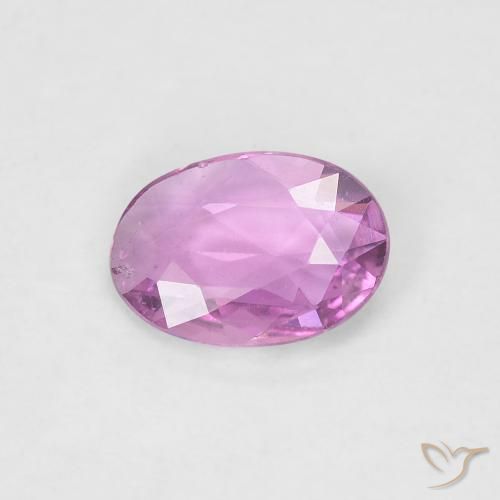 0.54ct 天然 浅粉色 蓝宝石, 椭圆形, VS