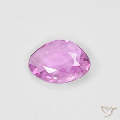 0.42ct 天然 浅粉色 蓝宝石, 花式切割, VS