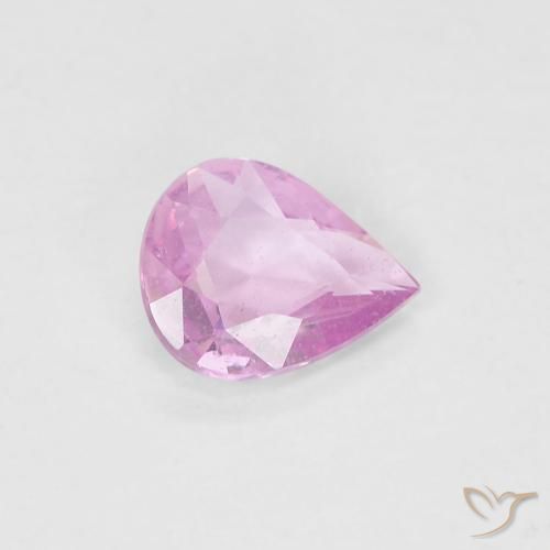 0.48ct 天然 淡皇家紫粉色 蓝宝石, 梨形, VS
