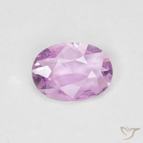 0.64ct 天然 浅粉色 蓝宝石, 椭圆形, VS
