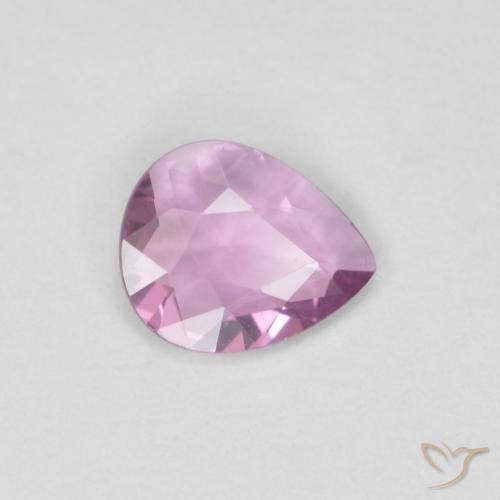 0.40ct 天然 非常浅的粉红色 蓝宝石, 梨形, VVS