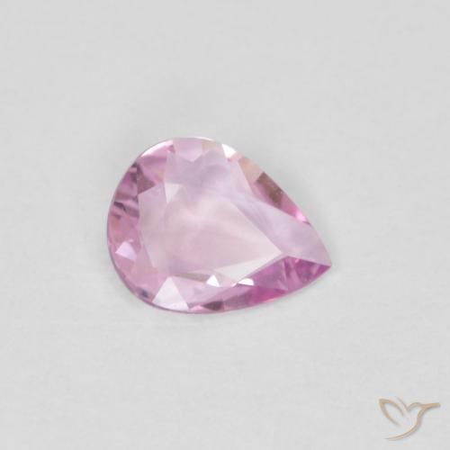 0.30ct 天然 非常浅的皇家紫粉色 蓝宝石, 梨形, VVS