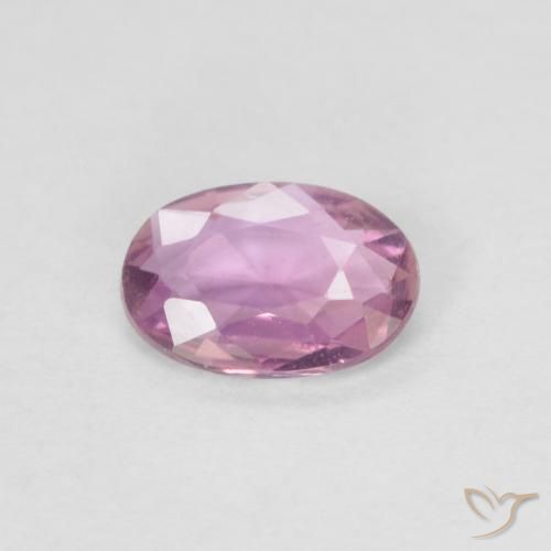 0.41ct 天然 浅洋红色 蓝宝石, 椭圆形, VVS-VS