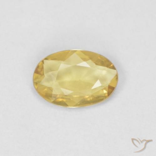 0.37ct 天然 中金 蓝宝石, 椭圆形, VVS-VS