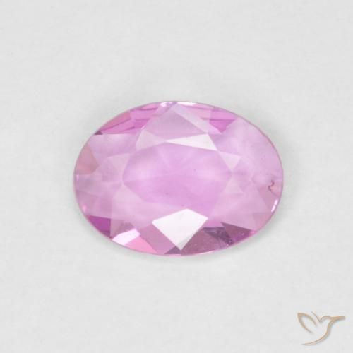 0.46ct 天然 紫粉红 蓝宝石, 椭圆形, VVS-VS