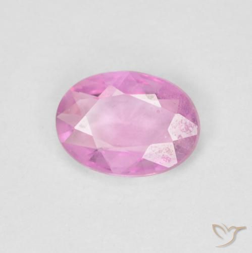 0.70ct 天然 艳粉色 蓝宝石, 椭圆形, VS